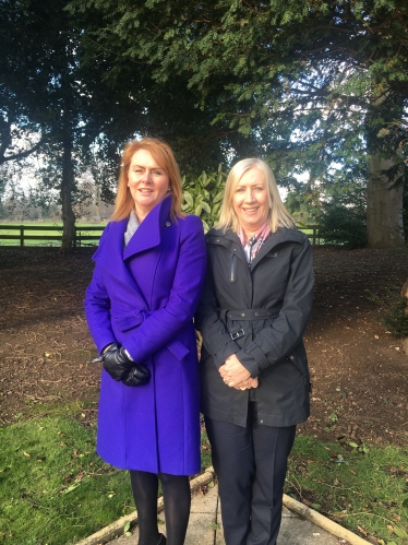 Wendy Maisey and Cllr Val Allen